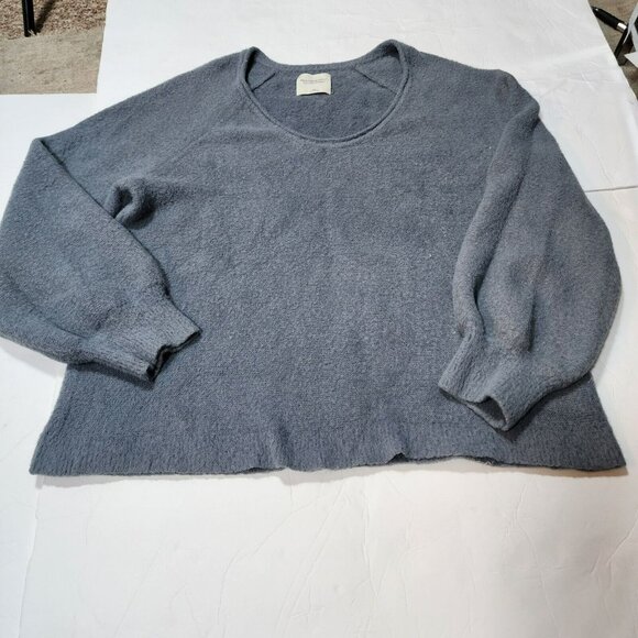 Abercrombie & Fitch Sweater Womens XL Shirt  Blue Longsleeve Soft AF Collection - Picture 7 of 12